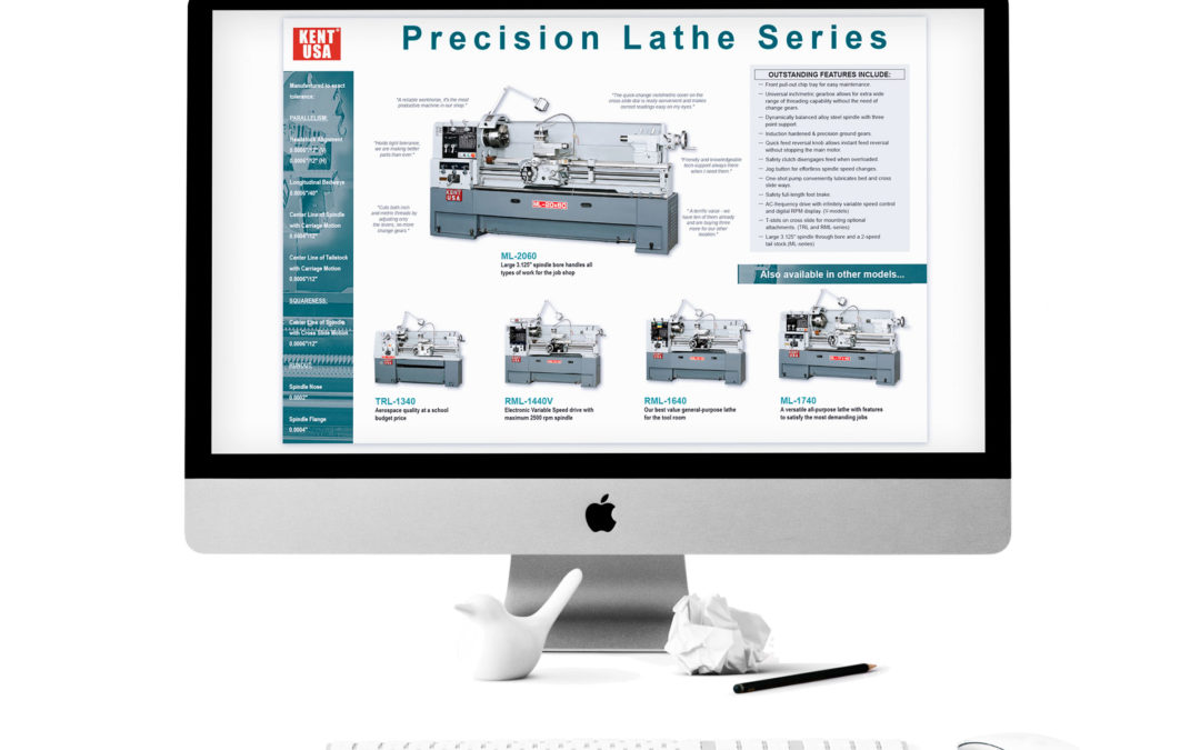 Kent USA Lathe Product Line Brochure