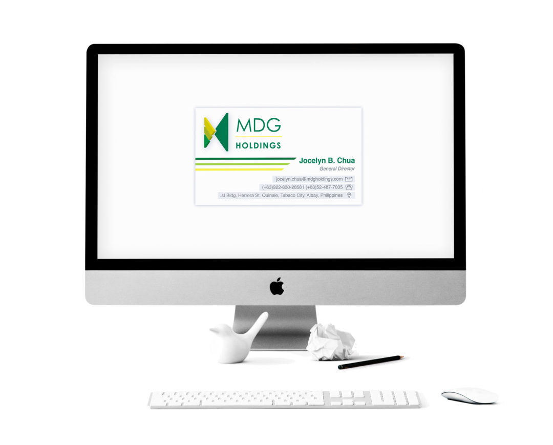 MDG Holdings Business Card