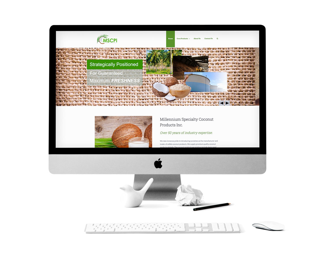 Millennium Specialty Coconut Products Incorporated Website